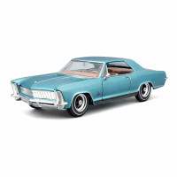 Maisto Buick Riviera 1965 1:24 Azul Metalizado – Modelo Die-Cast Clásico