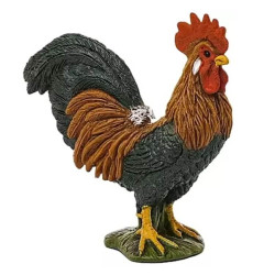 Schleich Gallo Figura Realista 6,6 cm – Juguete Educativo de Granja