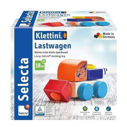Selecta Klettini® Lastwagen 62080 – Juguete de Camión en Madera