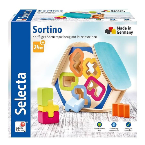 Selecta Sortino 62066 – Juego de Clasificación de Formas en Madera