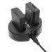 Batería Canon LP-E10 1100 mAh 2 unidades + Cargador USB-C