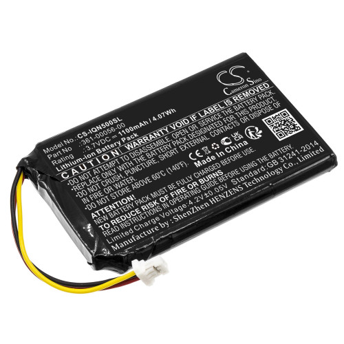 Battery for Garmin Drive and nüvi 1100mAh 3.7V compatible with 361-00056-00