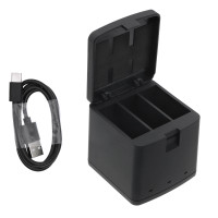 Cargador para baterías AHDBT‑901 GoPro Hero 9 / 10 / 11 / 12 – 3 ranuras