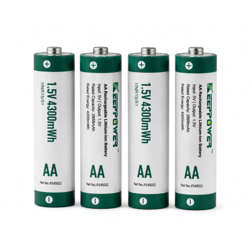 KeepPower P1450I2 – 4 Pilas Recargables AA Li-ion 1.5V 2866mAh con Caja