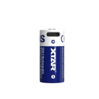 Batería XTAR 16340 USB-C 900mAh – Alta calidad Li-Ion protegida para linternas y cámaras