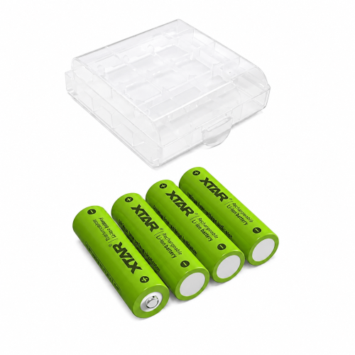 Batteria ricaricabile XTAR AA 1.5V 2700mWh (≈1750mAh) con indicatore LED