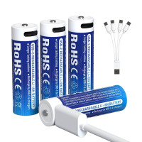 Batería XTAR AA 1.5 V 3000 mAh USB-C – Recargable Li-Ion de Alto Rendimiento y Larga Duración