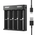 Cargador Universal XTAR MX4 MiniMixer – Inteligente y Compacto para Li-Ion, LiFePO4 y Ni-MH/Ni-Cd