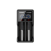 Cargador Inteligente Xtar VC2S – 2 Ranuras LCD Power Bank Li-Ion NiMH