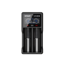 Cargador Inteligente Xtar VC2S – 2 Ranuras LCD Power Bank Li-Ion NiMH