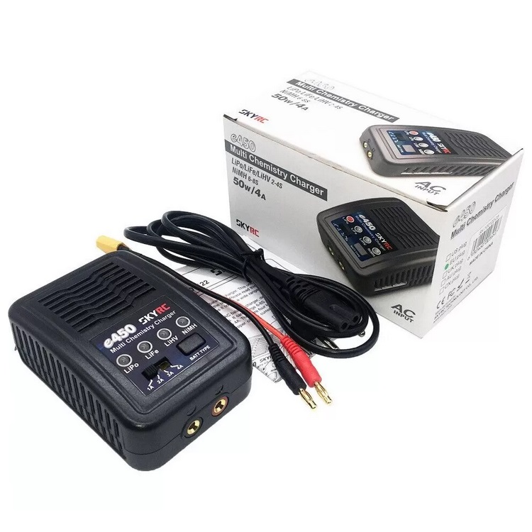 SkyRC e450 contenido de la caja