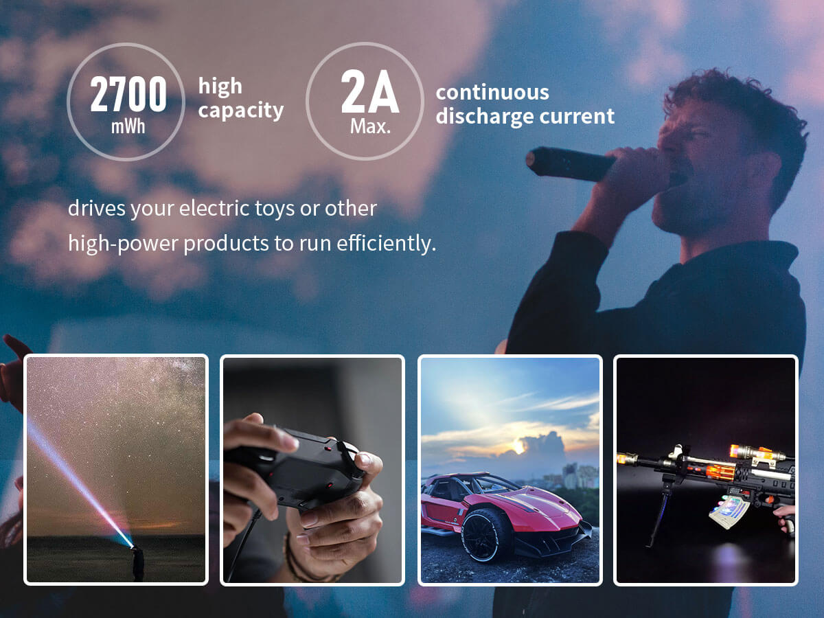 Tecnologia avanzata della batteria ricaricabile XTAR AA 2700mWh
