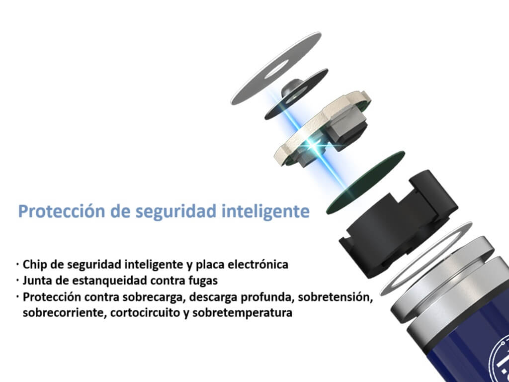 Batería XTAR AA 1,5V 4150mWh – vista frontal
