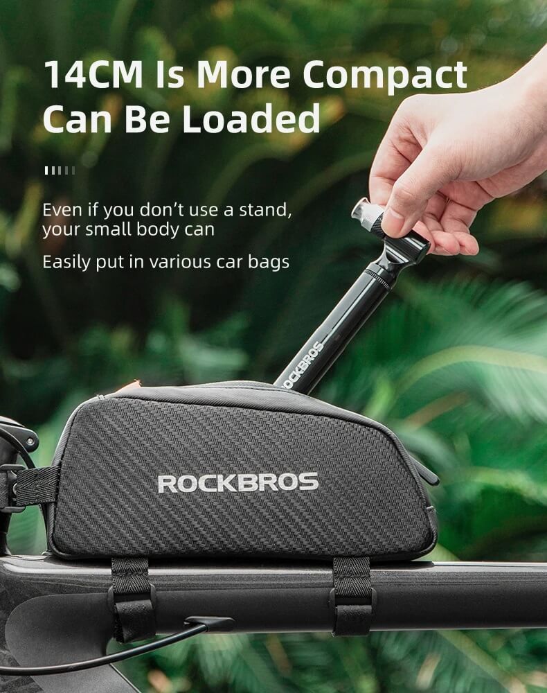 ROCKBROS JG-PB-11 longitud compacta de 137,5 mm plegada