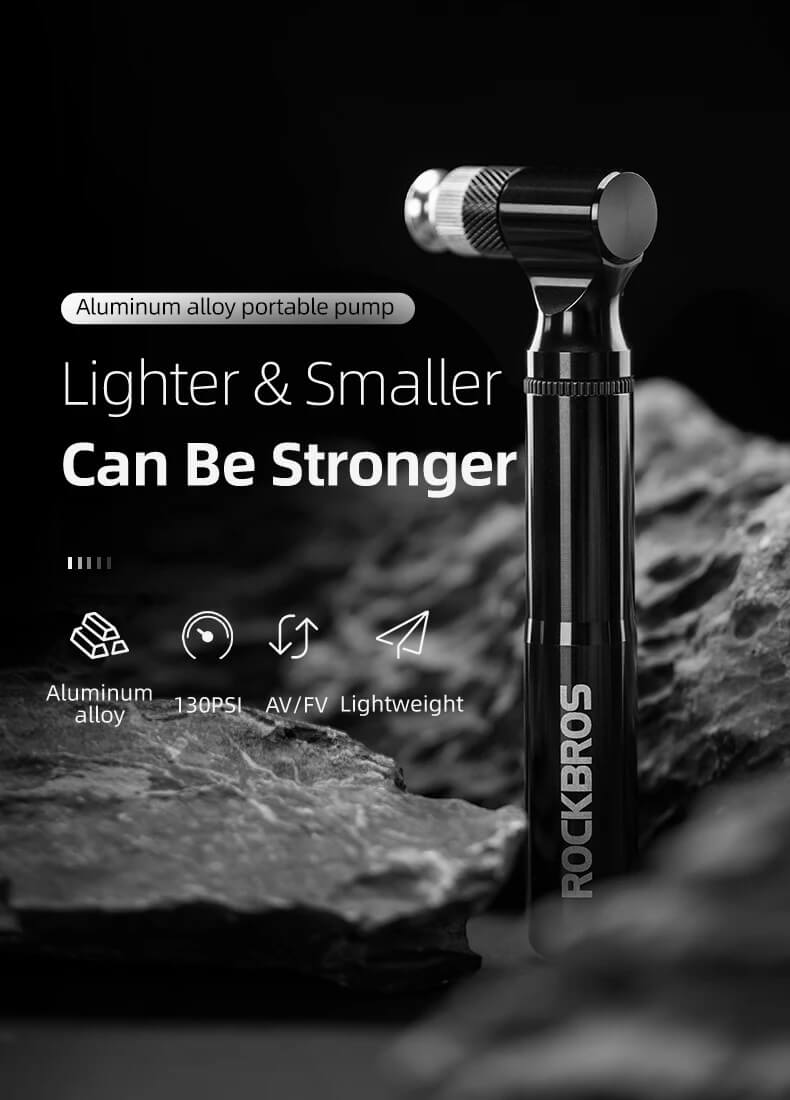 ROCKBROS JG-PB-11 mini bomba portátil de bicicleta