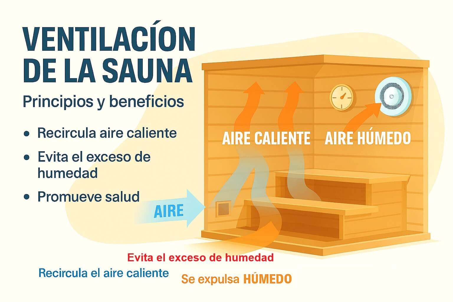 Beneficios de la ventilación en sauna con ventilador MM-S